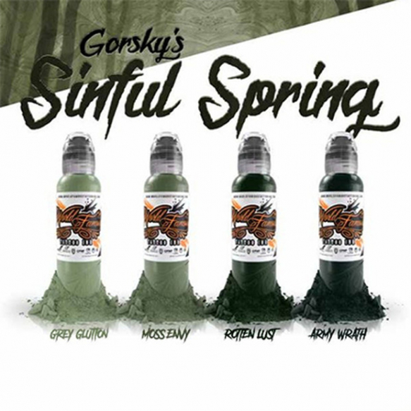 World Famous Damian Gorski Sinful Spring Set - 4 шт World Famous Damian Gorski Sinful Spring Set - 4 шт