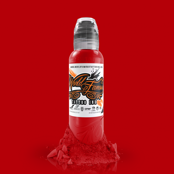 World Famous Ink Straight Red
