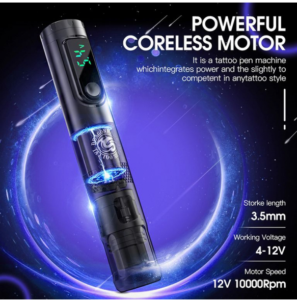 Роторная машинка Pen Dragonhawk X4 green Роторная машинка Pen Dragonhawk X4 green