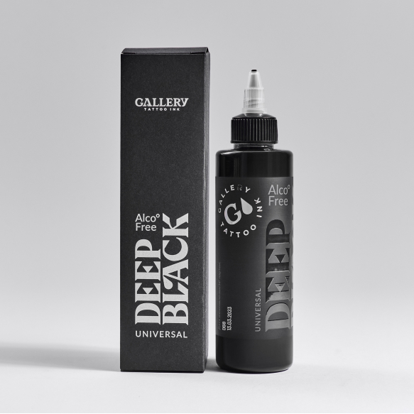 GALLERY Tattoo Ink - DEEP BLACK #9 200 мл GALLERY Tattoo Ink - DEEP BLACK #9 200 мл