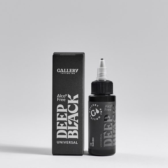 GALLERY Tattoo Ink - DEEP BLACK #9 50 мл GALLERY Tattoo Ink - DEEP BLACK #9 50 мл