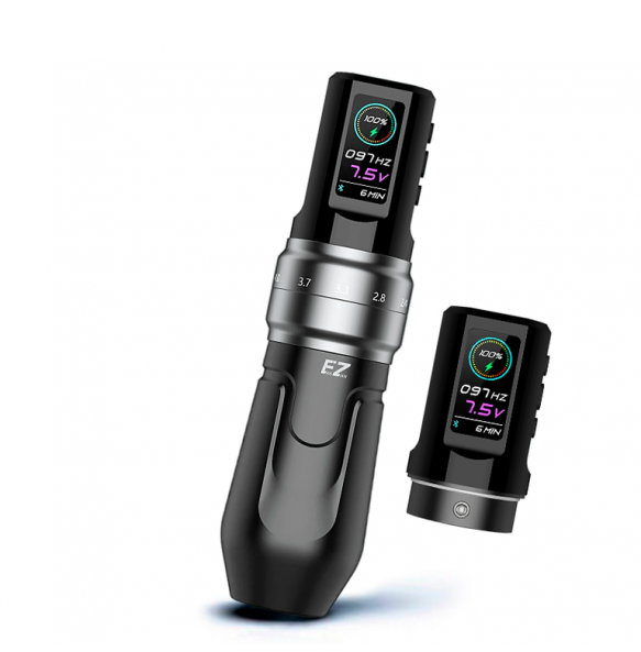 Роторная машинка EZ P3 Pro 6 Strokes - Matte Grey (с 2 аккумуляторами) Роторная машинка EZ P3 Pro 6 Strokes - Matte Grey (с 2 аккумуляторами)