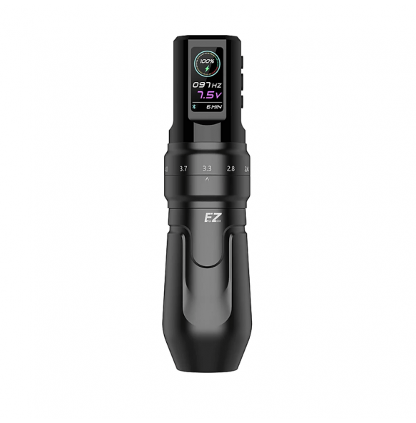 Роторная машинка EZ P3 Pro 6 Strokes - Matte Black (с 2 аккумуляторами) Роторная машинка EZ P3 Pro 6 Strokes - Matte Black (с 2 аккумуляторами)
