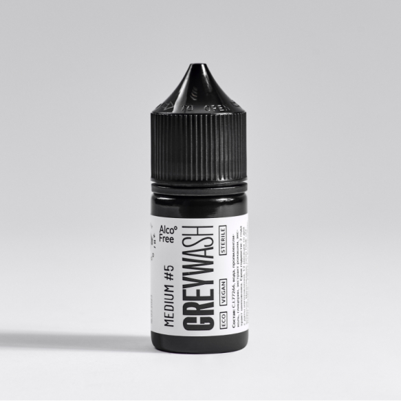 GALLERY Tattoo Ink - Greywash Classic - MEDIUM#5 30мл GALLERY Tattoo Ink - Greywash Classic - MEDIUM#5 30мл