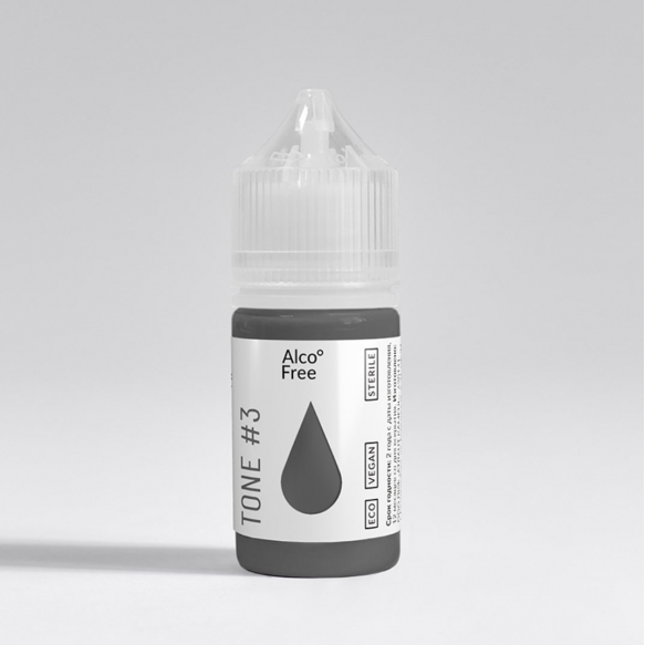 GALLERY Tattoo Ink - Grey Pastel Dark - TONE #3 30мл