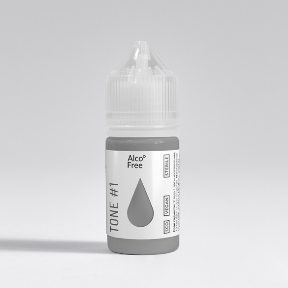 GALLERY Tattoo Ink - Grey Pastel Dark - TONE #1 30мл