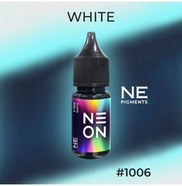 Неоновый пигмент NE ON "White" #1006 10 мл
