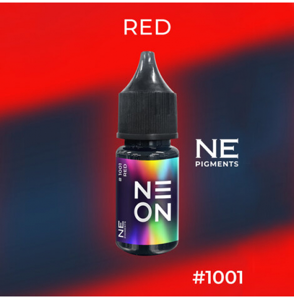 Неоновый пигмент NE ON "Red" #1001 10 мл
