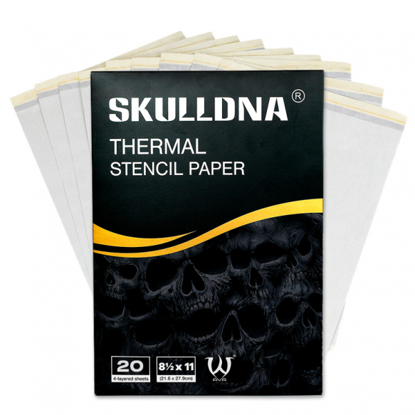 Трансферная бумага для термо перевода AVA SKULLDNA Thermal Stenсil Paper - 20 листов