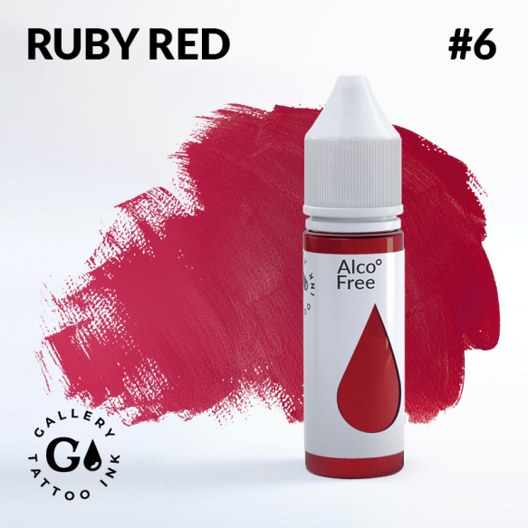 GALLERY Tattoo Ink - #6 Ruby Red 10 мл