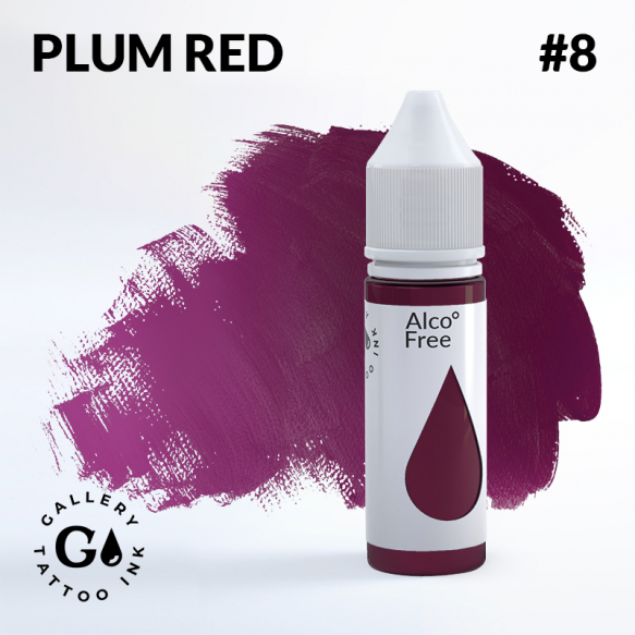 GALLERY Tattoo Ink - #8 Plum Red 10 мл