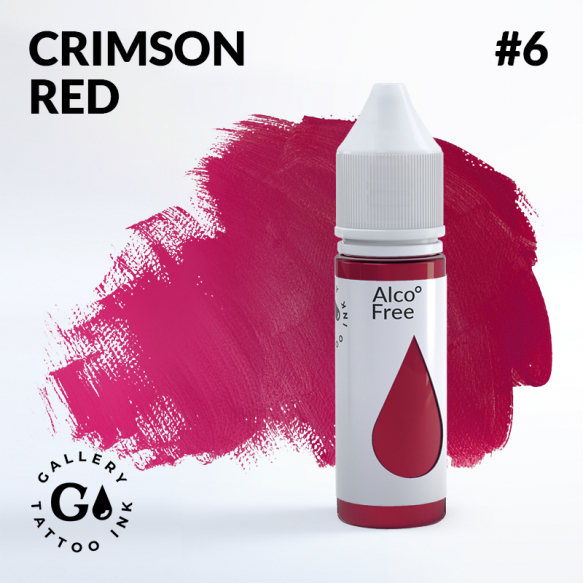 GALLERY Tattoo Ink - #6 Crimson Red 10 мл GALLERY Tattoo Ink - #6 Crimson Red 10 мл
