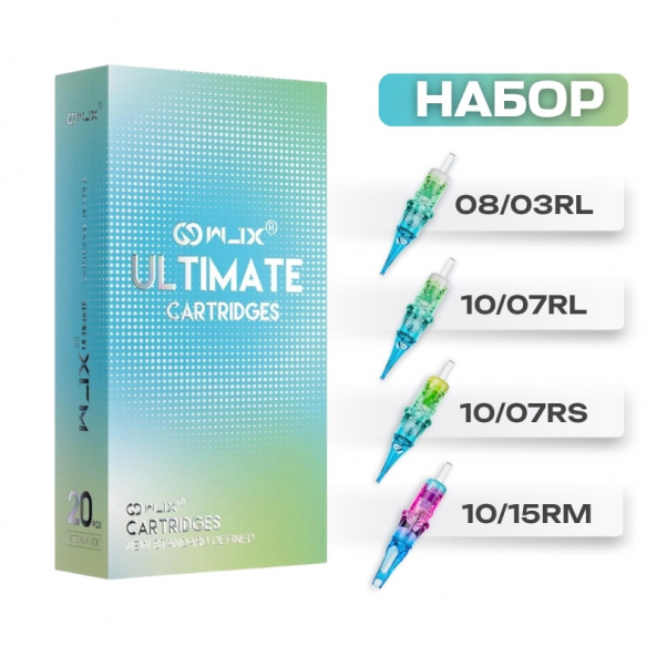 WJX ULTIMATE MIX #2: (08/03RL; 10/07RL; 10/07RS; 10/15RM) - 20 шт/уп.