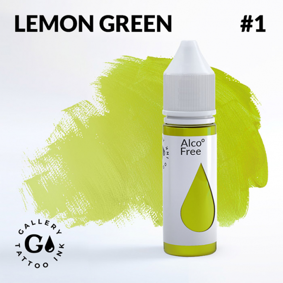 GALLERY Tattoo Ink - #1 Lemon Green 30 мл