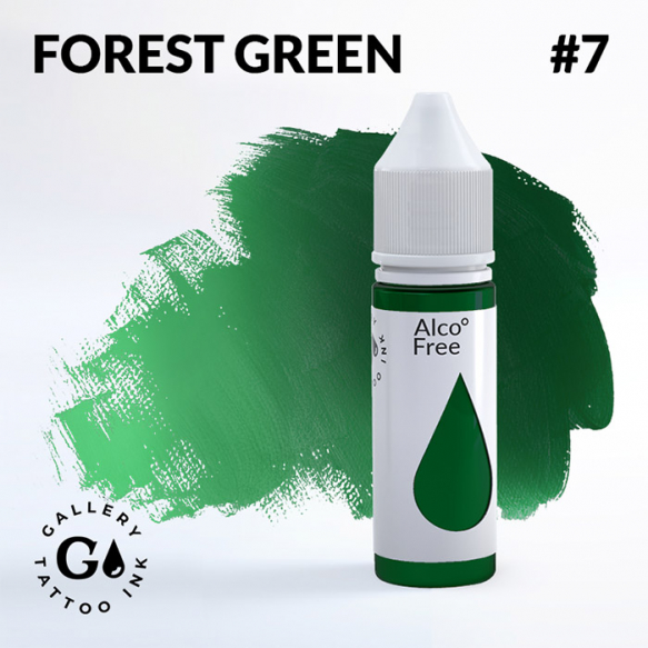 GALLERY Tattoo Ink - #7 Forest Green 30 мл