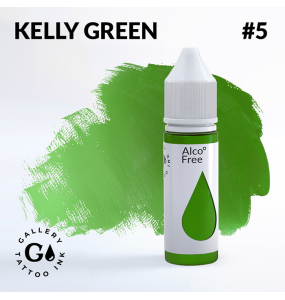 GALLERY Tattoo Ink - #5 Kelly Green 15 мл