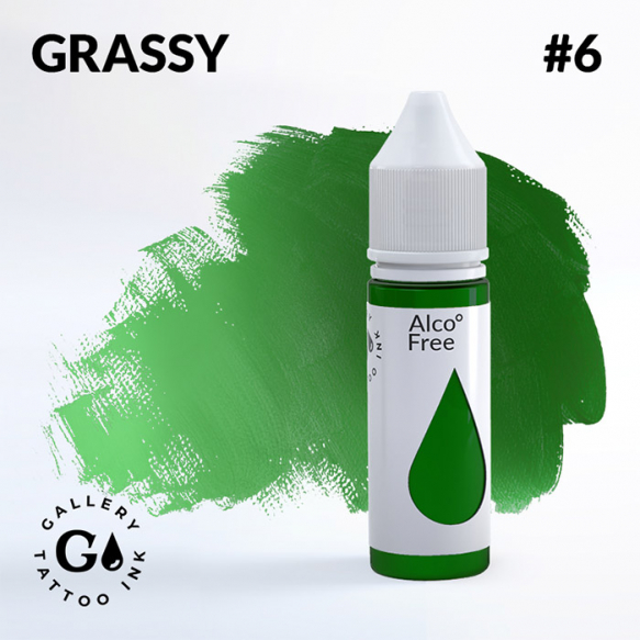 GALLERY Tattoo Ink - #6 Grassy 15 мл