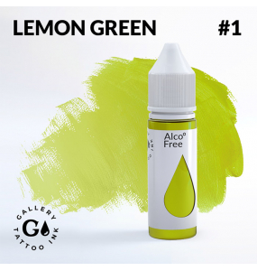 GALLERY Tattoo Ink - #1 Lemon Green 10 мл