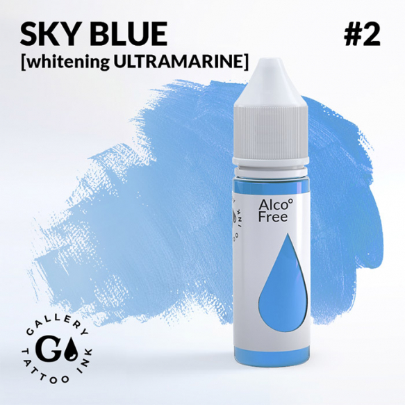 GALLERY Tattoo Ink - #2 Sky Blue 30 мл